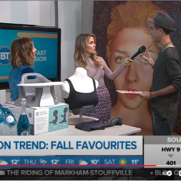Christiano De Araujo was painting live on Breakfast Television (BT) – Rogers Media’s television network Citytv. – Click on the image to watch it!